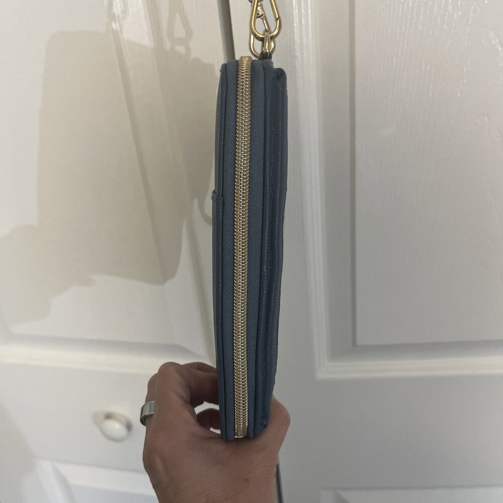 G.I.L.I. Faux Leather Wallet Crossbody with Chain Strap - Picture 6 of 14